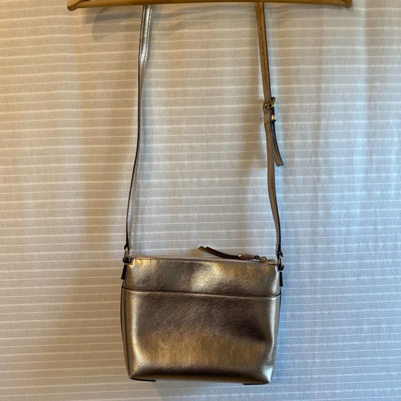 Metallic Rose Gold Kate Spade Purse - Picture 4 of 6